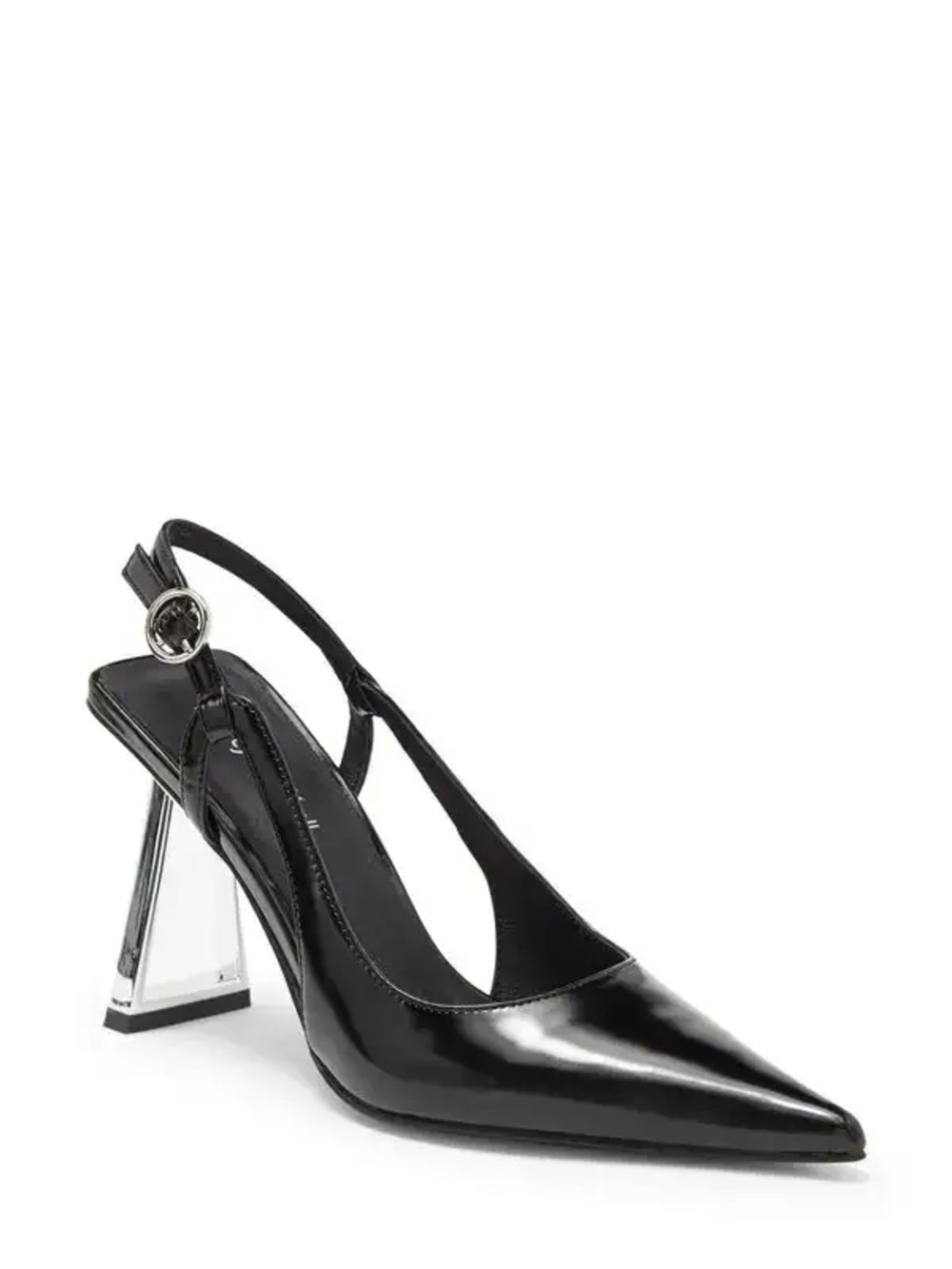 Jeffrey Campbell Creative Slingback Pointed Toe Pump Black 7.5